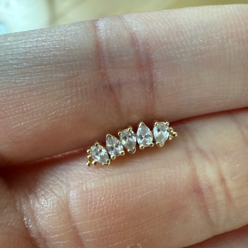 BVLA Nalani 5 Threaded End 14k Yellow Gold